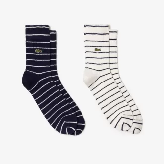 2-pack Short Striped Cotton Socks 2-pack Short Striped Cotton Socks