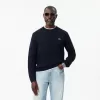 3D Knit Cashmere Crew Neck Sweater