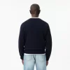 3D Knit Cashmere Crew Neck Sweater