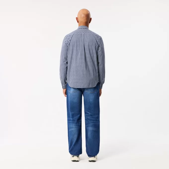 5 Pocket Straight Cut Indigo Jeans