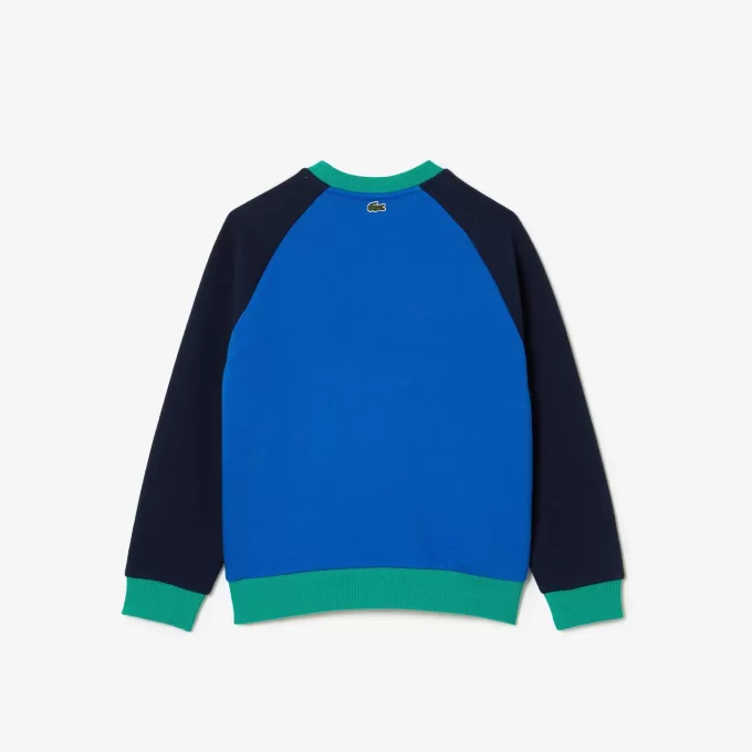 Boys’ Lacoste Branded Colour-Block Sweatshirt