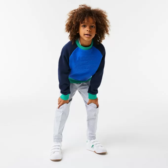 Boys’ Lacoste Branded Colour-Block Sweatshirt