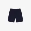 Boy’s Lacoste Lightweight Cotton Gabardine Bermuda Shorts
