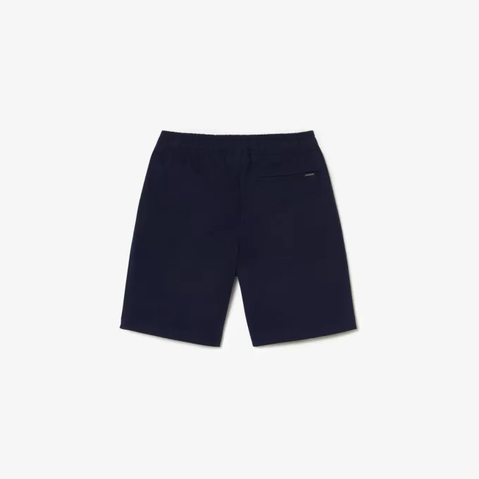 Boy’s Lacoste Lightweight Cotton Gabardine Bermuda Shorts