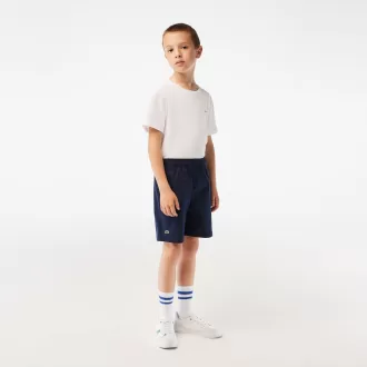 Boy’s Lacoste Lightweight Cotton Gabardine Bermuda Shorts Boy’s Lacoste Lightweight Cotton Gabardine Bermuda Shorts
