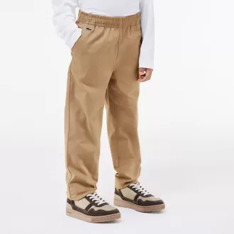 Boys’ Lacoste Stretch Cotton Gabardine Chinos