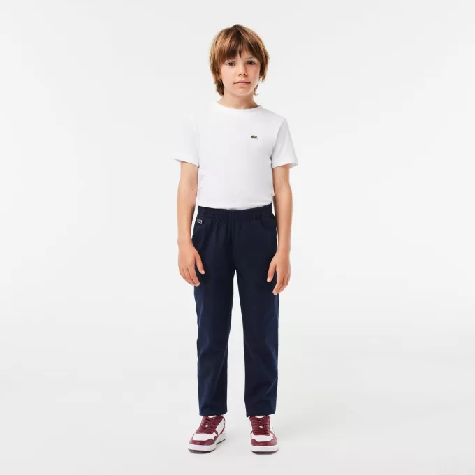 Boys’ Lacoste Stretch Cotton Gabardine Chinos
