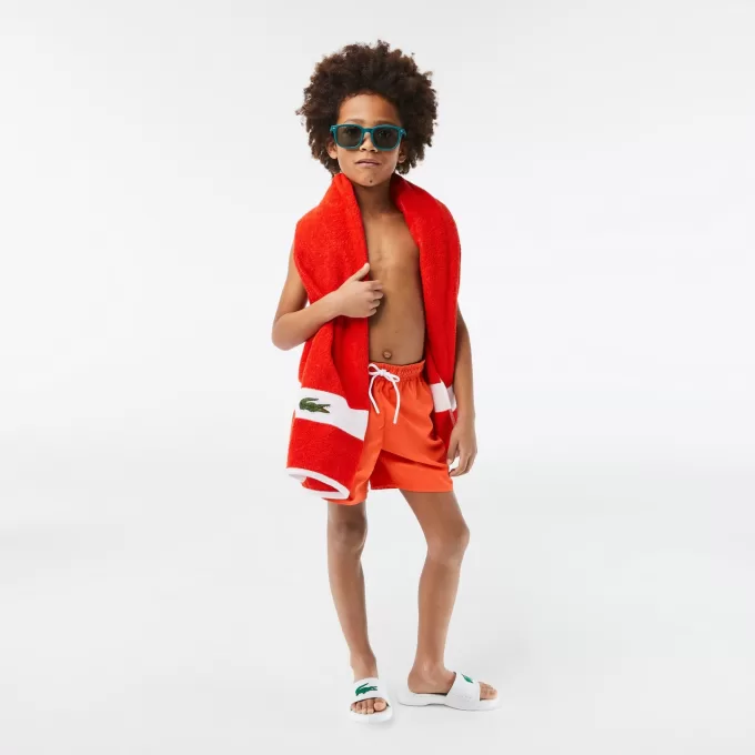 Boys’ Quick-Dry Solid Swim Shorts