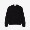 Carded Wool Crew Neck Sweater