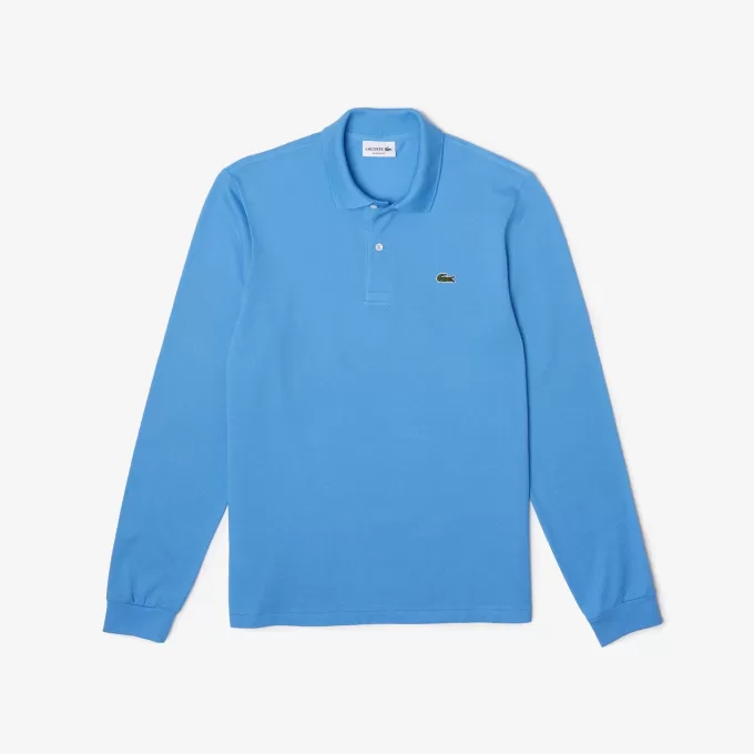 Classic Fit Long Sleeved L.12.12 Polo Shirt