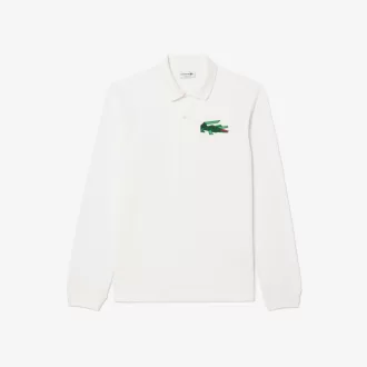 Classic Fit Long Sleeved L.12.12 Polo Shirt