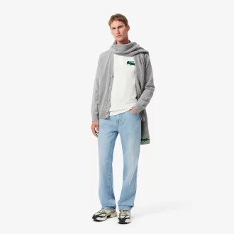 Classic Fit Long Sleeved L.12.12 Polo Shirt