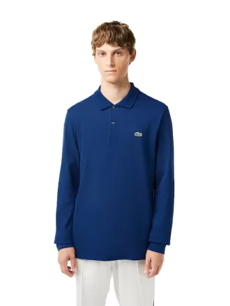 Classic Fit Long Sleeved L.12.12 Polo Shirt