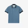 Classic Fit Monogram Jacquard Polo Shirt