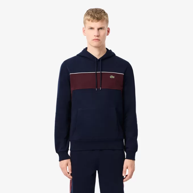 Colourblock Fleece Hoodie