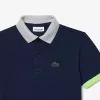 Colourblock Piqué Polo Shirt
