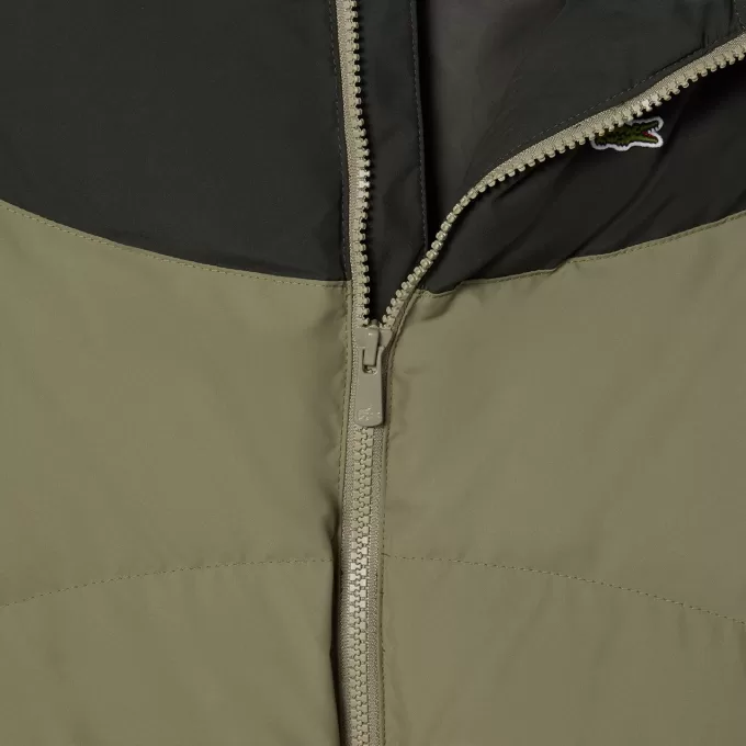 Colourblock Taffeta Puffed Jacket