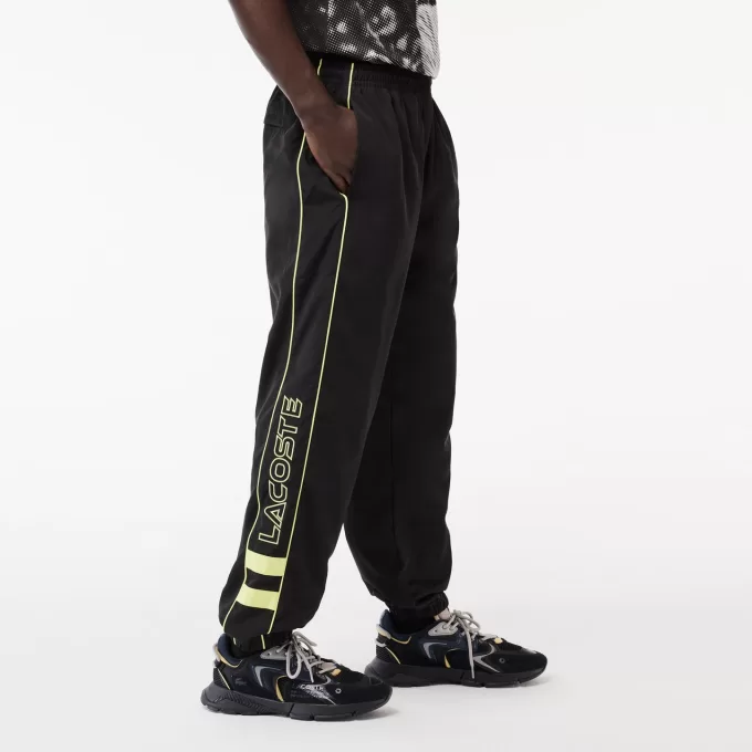 Contrast Detail Relaxed Fit Sportsuit Track Pants