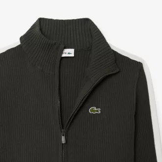 Contrast Trim Zipped Vest Contrast Trim Zipped Vest