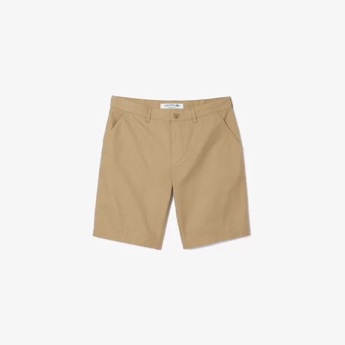 Cotton Gabardine Chino Bermuda Shorts Fh8140 Cb8