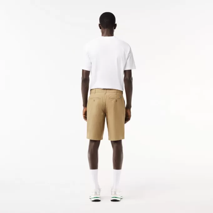 Cotton Gabardine Chino Bermuda Shorts Fh8140 Cb8