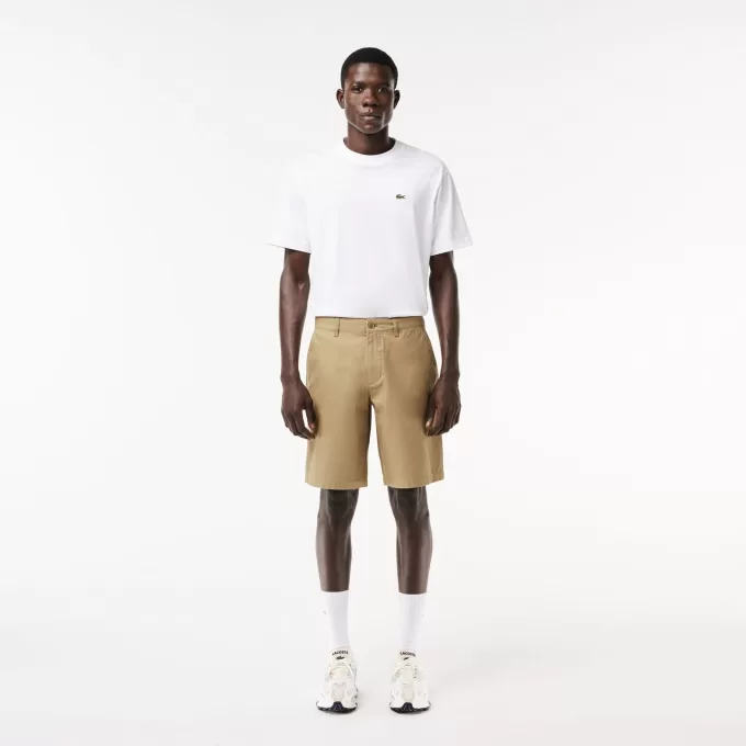 Cotton Gabardine Chino Bermuda Shorts Fh8140 Cb8