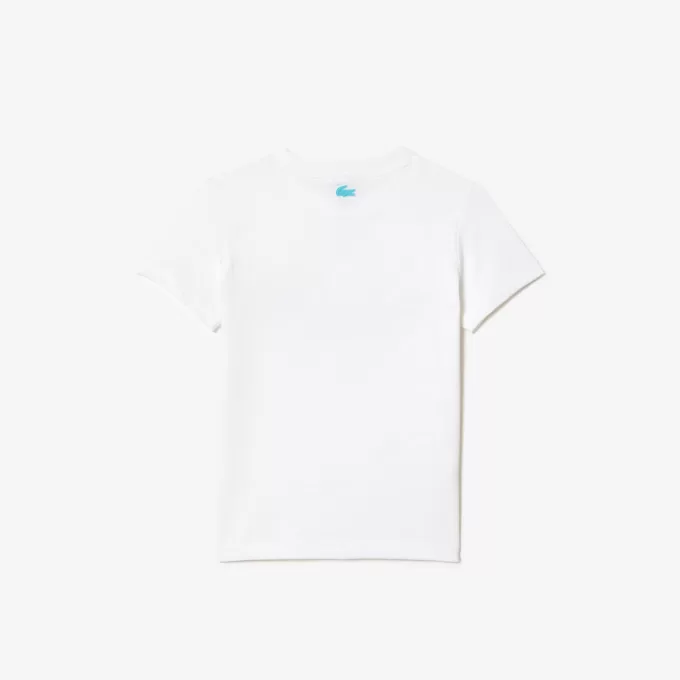 Cotton Jersey Planet Print T-shirt