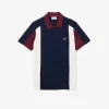 Cotton Piqué Colourblock Polo Shirt