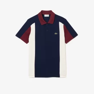 Cotton Piqué Colourblock Polo Shirt