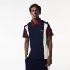 Cotton Piqué Colourblock Polo Shirt