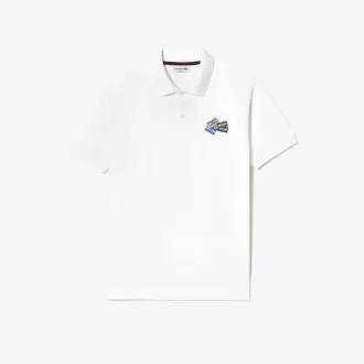 Cotton Piqué L.12.12 Badge Detail Polo Shirt