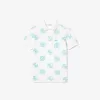 Cotton Piqué Print Polo Shirt