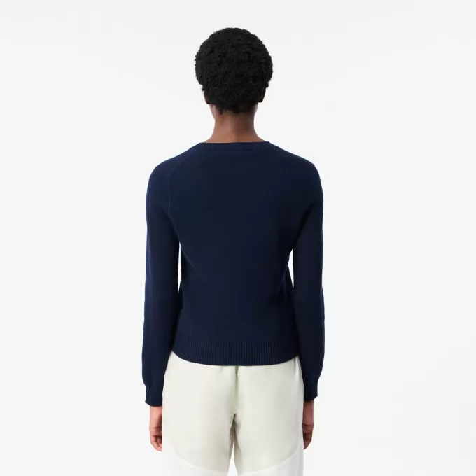 Cotton V Neck Sweater