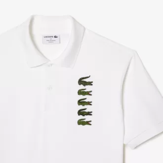 Croc Badge Piqué Polo Shirt