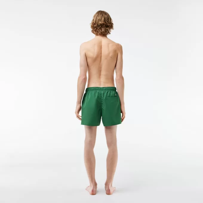 Croc Print Swim Trunks