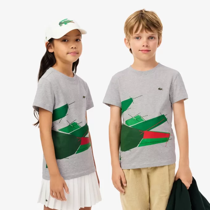 Crocodile Graphic Cotton T-shirt