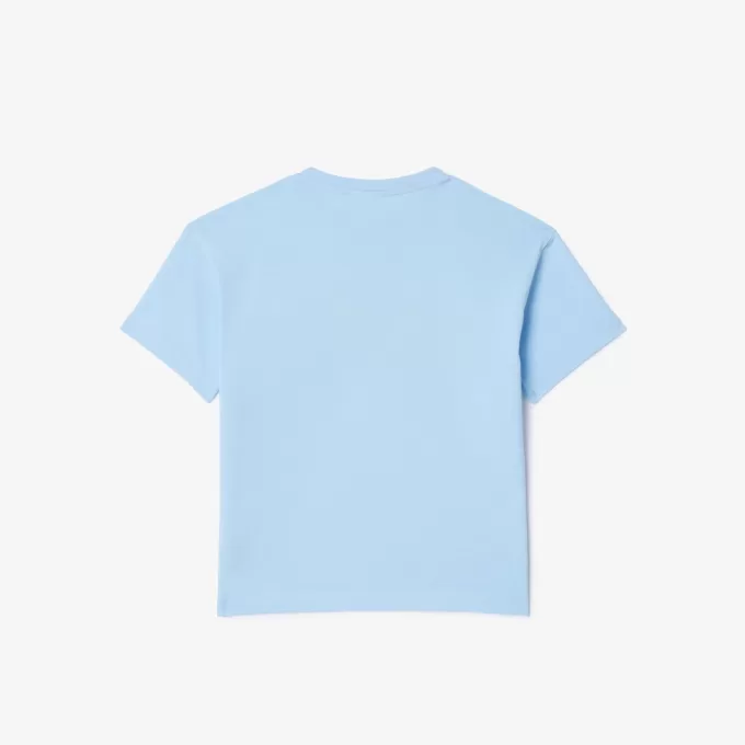 Crocodile Print Cotton T-shirt