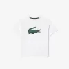 Crocodile Print Cotton T-shirt