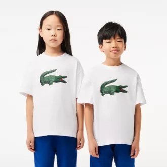 Crocodile Print Cotton T-shirt Crocodile Print Cotton T-shirt