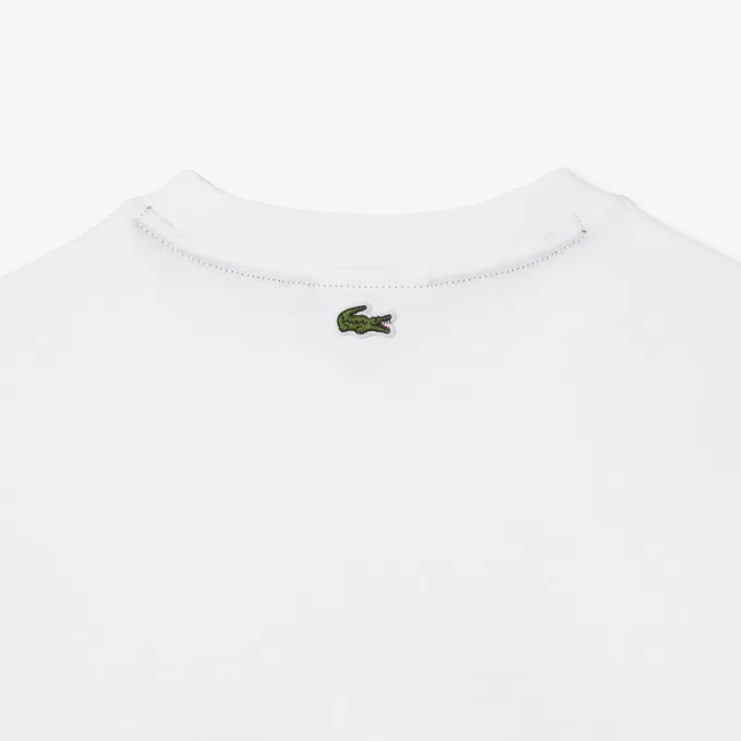 Crocodile Print Cotton T-shirt