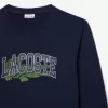 Crocodile Print Fleece Sweatshirt