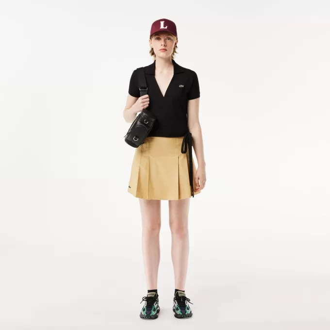 Crossover Stretch Pique Polo Shirt