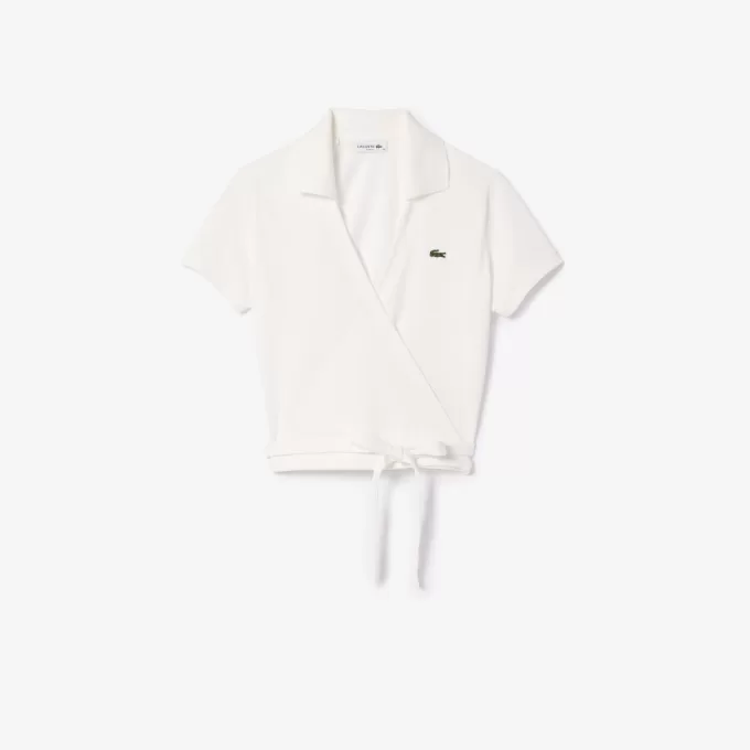 Crossover Stretch Piqué Polo Shirt