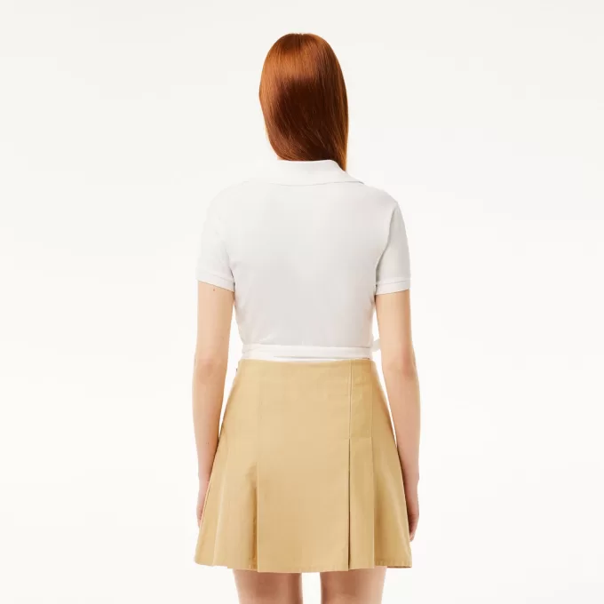 Crossover Stretch Piqué Polo Shirt