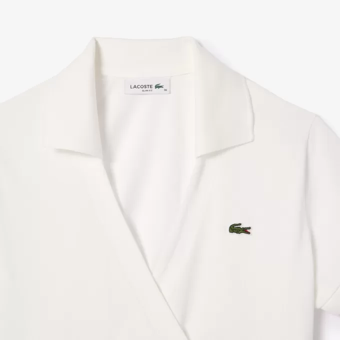 Crossover Stretch Piqué Polo Shirt