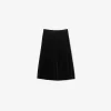Elastic Waist Fluid Pleated Skirt