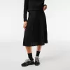 Elastic Waist Fluid Pleated Skirt