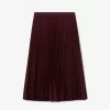 Elastic Waist Fluid Pleated Skirt