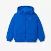 Embroidered Crocodile Hooded Puffed Jacket