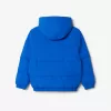Embroidered Crocodile Hooded Puffed Jacket